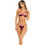 Rene Rofe I Like It Rough Σετ Sexy Εσώρουχα See Through με Δαντέλα Μπορντό 196018371024