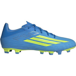Adidas F50 Club FG JS1472 Ποδοσφαιρικά Παπούτσια με Τάπες Μπλε Lime