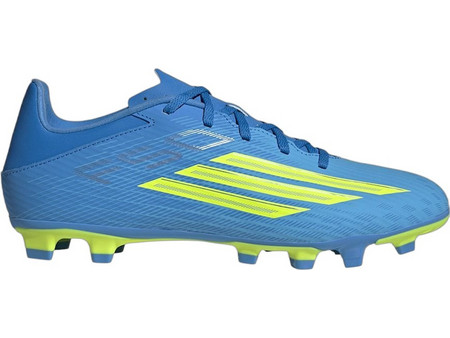 Adidas F50 Club FG JS1472 Ποδοσφαιρικά Παπούτσια με Τάπες Μπλε Lime