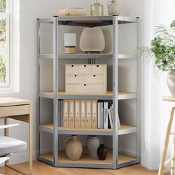 Songmics Γωνιακή Βιβλιοθήκη 70x70x180cm GLR080E01V1