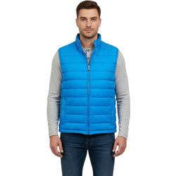 Bugatti Αμάνικο Ανδρικό Μπουφάν Puffer Μπλε 17040019025-45