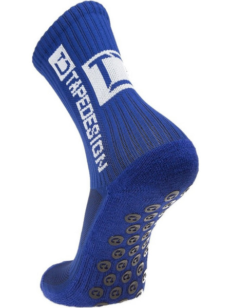 TAPEDESIGN Ανδρικές Κάλτσες Ψηλές με Σχέδια Royal Blue 1Pack C013