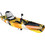 Caribbean Sea Kayaks Πλαστικό Kayak 1 Ατόμου με Πετάλια Πορτοκαλί