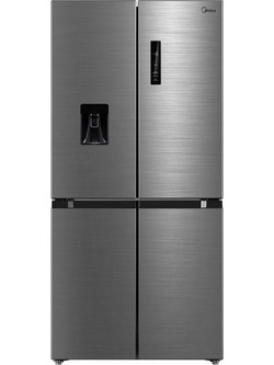 Midea MDRM632FGD46W Ψυγείο Ντουλάπα 470lt Full No Frost Υ177.5xΠ83.3xΒ65.3cm Inox