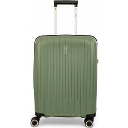 Rain RB80152C Βαλίτσα Καμπίνας 55x40x20cm με 4 Ρόδες Πράσινη