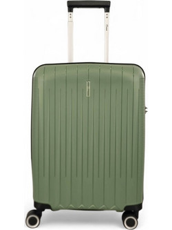 Rain RB80152C Βαλίτσα Καμπίνας 55x40x20cm με 4 Ρόδες Πράσινη