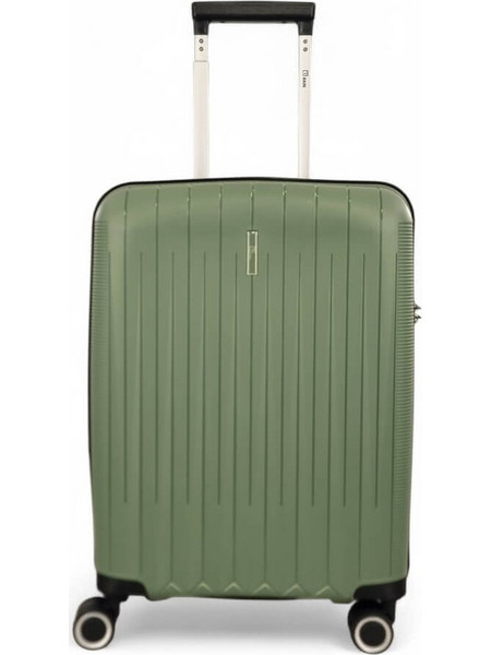 Rain RB80152C Βαλίτσα Καμπίνας 55x40x20cm με 4 Ρόδες Πράσινη