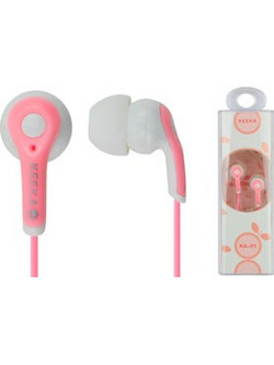 Keeka KA-01 Ακουστικά Ψείρες In-Ear Ροζ