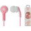Keeka KA-01 Ακουστικά Ψείρες In-Ear Ροζ