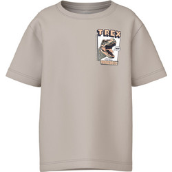 Name It Παιδικό T-Shirt Κοντομάνικο Εκρού 13241580