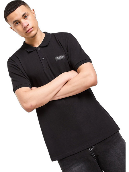Mckenzie Ανδρική Μπλούζα Polo Κοντομάνικη Μαύρη MCKTM1698-5007