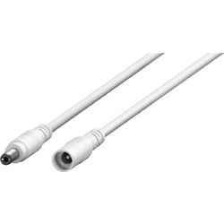 Goobay Καλώδιο Κεραίας Coax Male to Coax Female 1.5m White 76674