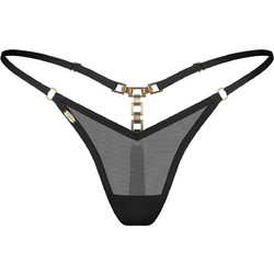 Obsessive Lopelly Γυναικείο Sexy String Μαύρο 5901688269053