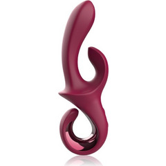 Dream Toys Glam Duo Vibrator Δονητής Rabbit Μπορντό