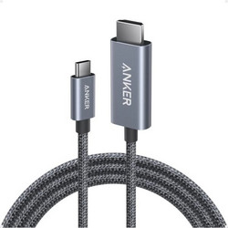 Anker Καλώδιο Braided HDMI Male to USB-C Male 1.8m Grey A87E0H12