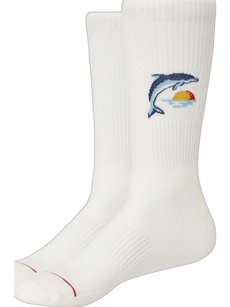 Katin Dolphin Ανδρικές Κάλτσες Ψηλές με Σχέδια Εκρού SS25SODOL
