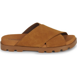 Camper Γυναικεία Σανδάλια Suede Ανατομικά Καφέ K201321-012