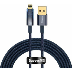 Baseus CATS000503 Braided USB-A to Lightning Cable 2m Blue