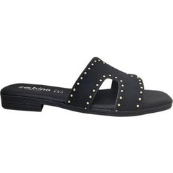 Sabino Γυναικεία Σανδάλια Suede Μαύρα 1106-112