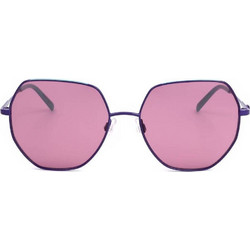 Missoni MMI0080/S 65Y Γυναικεία Γυαλιά Ηλίου Πολυγωνικά Μεταλλικά Μωβ με Ροζ Φακό