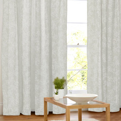 WhiteEgg Κουρτίνα Παραθύρου Floral με Τρέσα 270x280 K0112-4