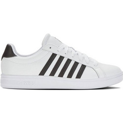 K-Swiss Court Tiebreak Ανδρικά Sneakers Λευκά Μαύρα 07011-126