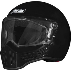 Simpson M30 Black Κράνος Μηχανής Full Face 1360gr