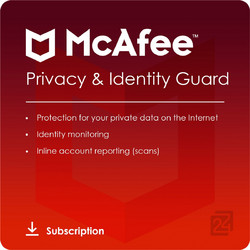 McAfee Privacy & Identity Guard για 1 Συσκευή και 1 Έτος Χρήσης (Ηλεκτρονική Άδεια)