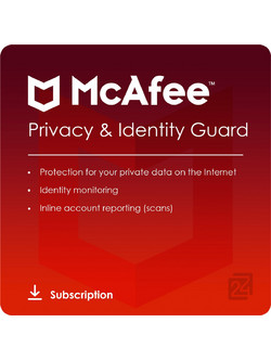 McAfee Privacy & Identity Guard για 1 Συσκευή και 1 Έτος Χρήσης (Ηλεκτρονική Άδεια)