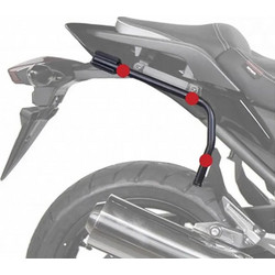 Shad Πλαϊνές Βάσεις Αποσκευών Μηχανής για Yamaha MT-07 '14-'16
