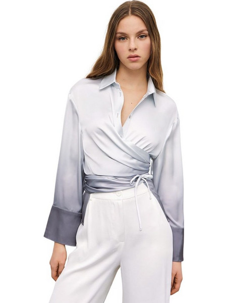 Access Γυναικείο Χειμερινό Crop Κρουαζέ Top Γκρι 53-7030-0032
