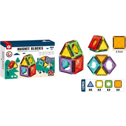 Blue Toys Magnet Blocks Farm 12τμχ