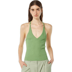 Scotch & Soda Γυναικείο Καλοκαιρινό Top Ριπ Πράσινο U9A00642T-1152