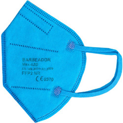 Barbeador MAX-02D FFP2 Filtering Half Mask Παιδική Γαλάζια 1τμχ