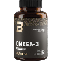 Biotech USA Omega-3 Triglycerides Ιχθυέλαιο 60 Μαλακές Κάψουλες