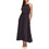 b.young Joella Maxi Καλοκαιρινό Καθημερινό Φόρεμα Μεταξωτό Μαύρο 20818766