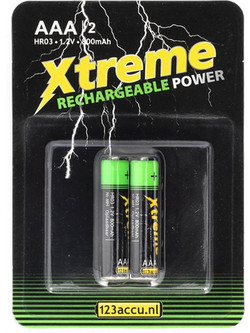 Xtreme Rechargeable Power AAA 800mAh 2τμχ
