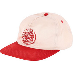 Santa Cruz Ανδρικό Καπέλο Jockey Υφασμάτινο Λευκό SCA-CAP-9553