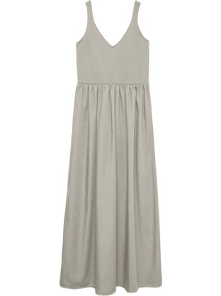 Vero Moda Maxi Καλοκαιρινό Καθημερινό Φόρεμα Γκρι 10345917