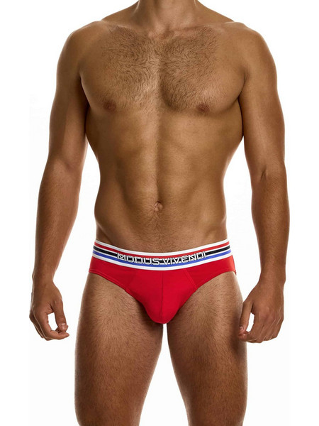Modus Vivendi Heritage Classic Ανδρικό Σλιπ Βαμβακερό Κόκκινο 30516