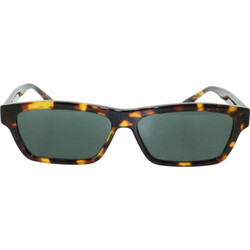 Fendi FE40199I 56N Ανδρικά Γυαλιά Ηλίου Τετράγωνα Κοκάλινα Ταρταρούγα με Πράσινο Φακό