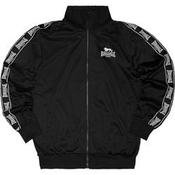 Lonsdale Ανδρική Ζακέτα Φούτερ με Φερμουάρ Μαύρη 117888-1500