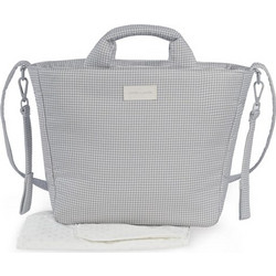 Pasito a Pasito Τσάντα Καροτσιού Little Bloom Vichy Grey