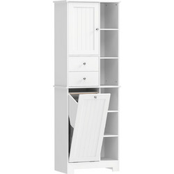 HOMCOM Ντουλάπι Μπάνιου Δαπέδου Ξύλινο 834-934V90WT