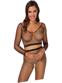 Fantasy Sexy Two Piece Set Διχτυωτό Μαύρο 22513701101