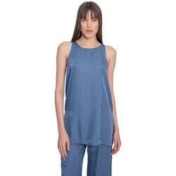 AGGEL Γυναικείο Καλοκαιρινό Top Μπλε SS21362KF-29