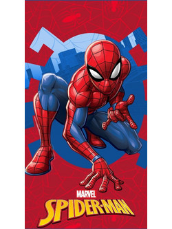 Dimcol Spider-Man 531 Παιδική Πετσέτα Θαλάσσης Microfiber Κόκκινη 70x140cm 54460912076