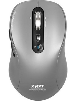 Port Expert Ασύρματο Bluetooth Ποντίκι Grey