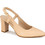 Ragazza Γόβες Slingback Δερμάτινες με Χοντρό Ψηλό Τακούνι Μπεζ 088