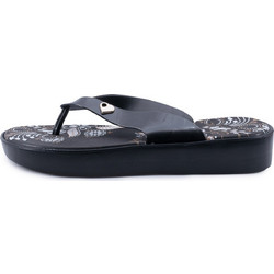 B-Soft Γυναικείες Σαγιονάρες Flatforms Μαύρες 220-7000-4